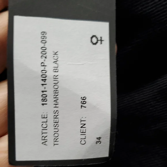 Ann Demeulemeester Black Dress Pants